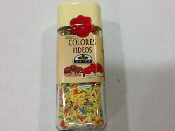 Fideos colores