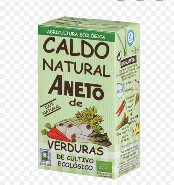 Caldo natural de verduras